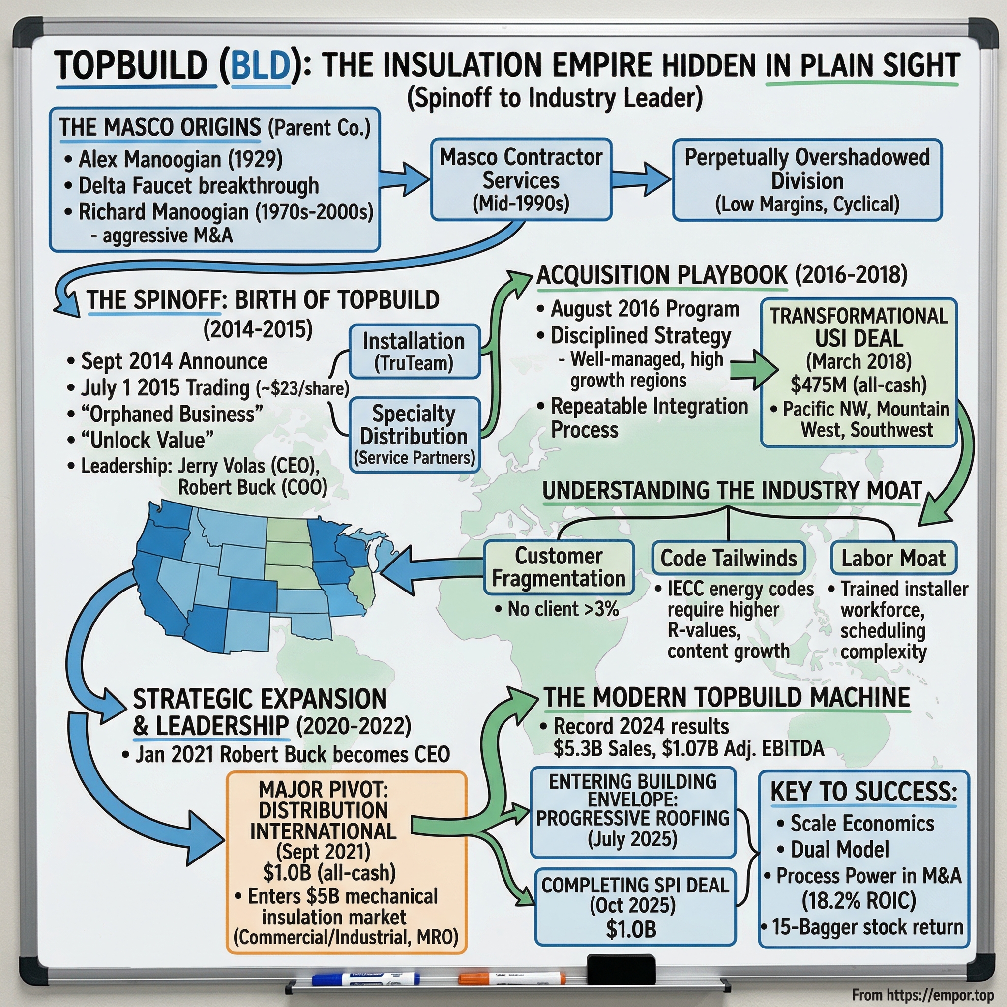 TopBuild visual story map
