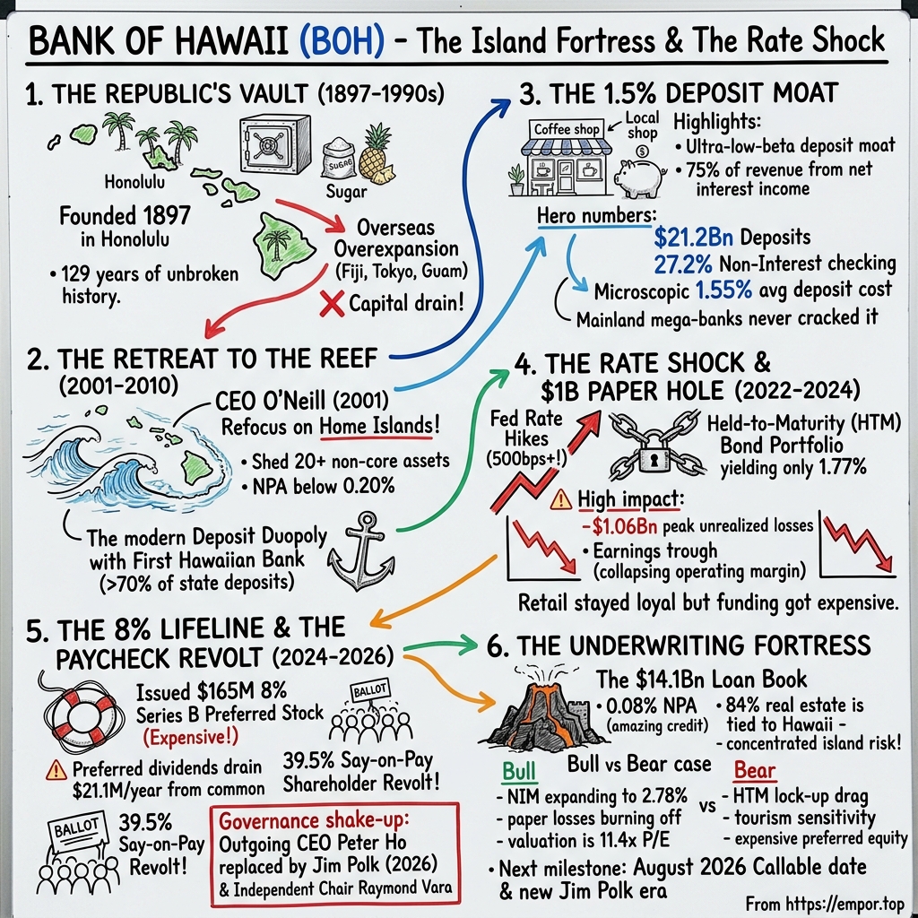 Bank of Hawaii visual story map