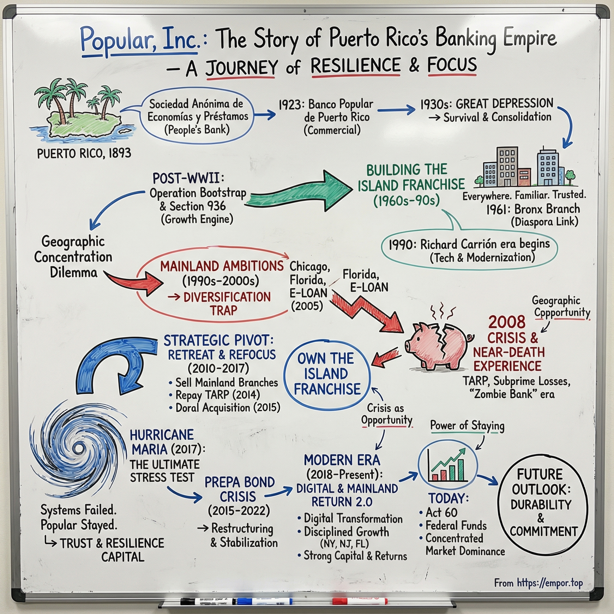 Popular visual story map