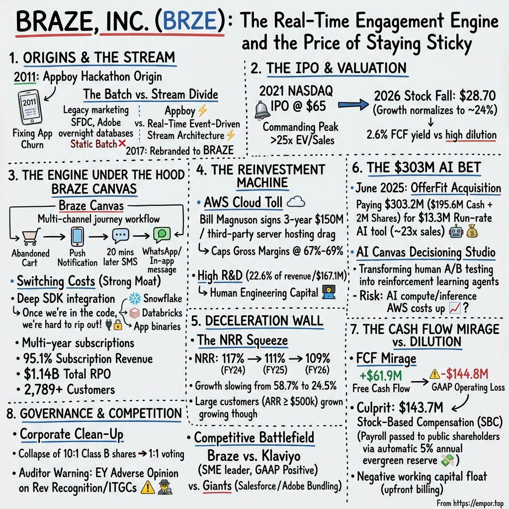 Braze visual story map