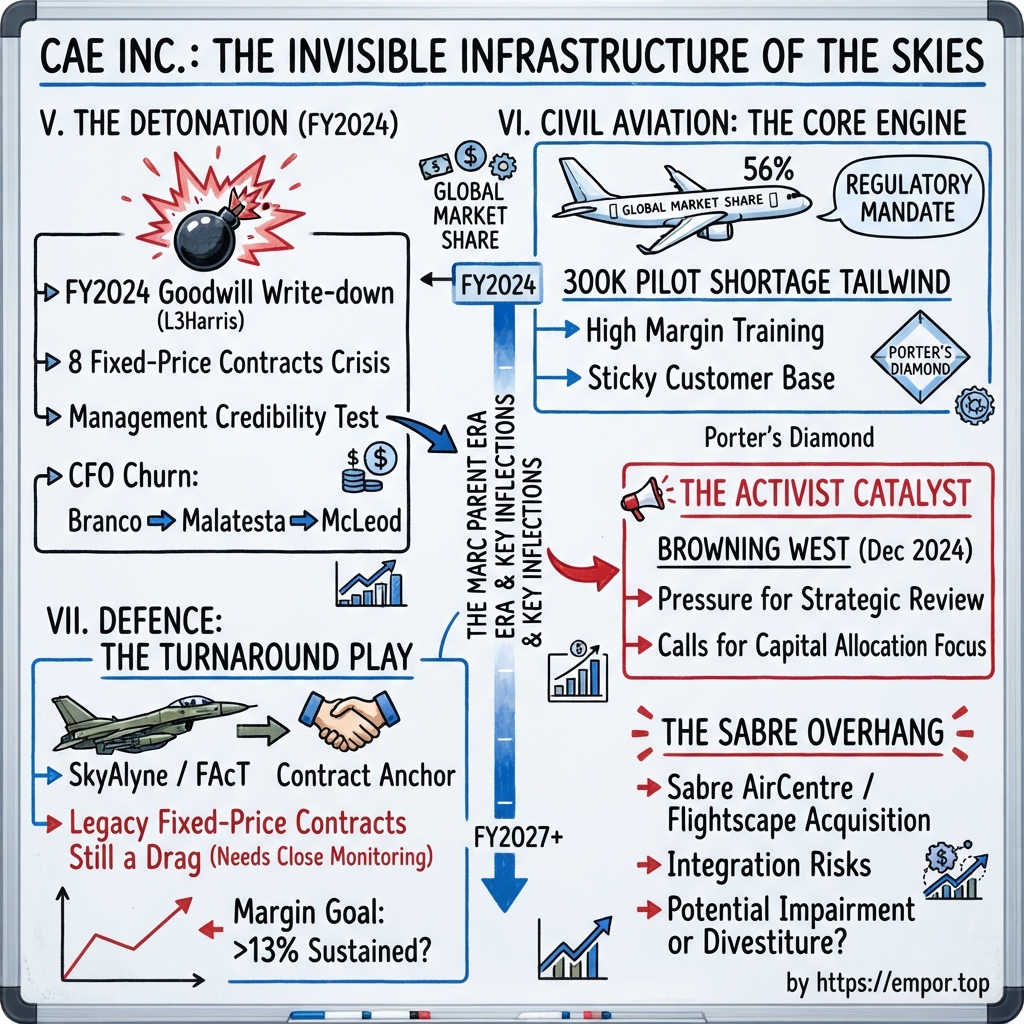 CAE visual story map