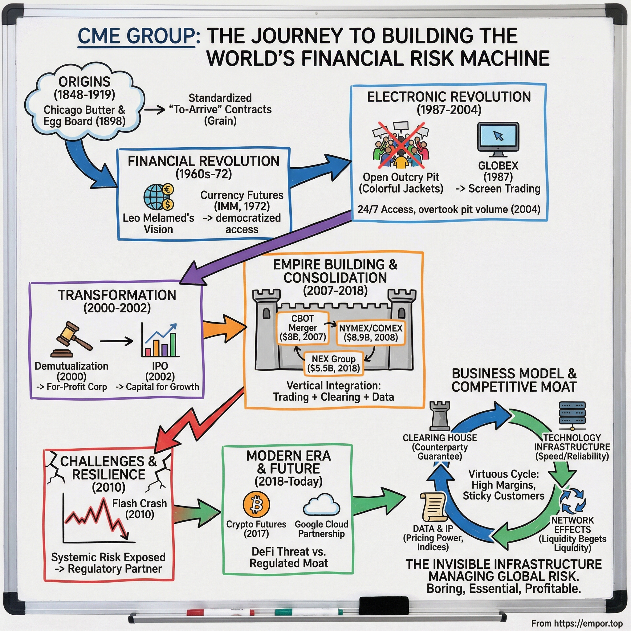 CME Group visual story map