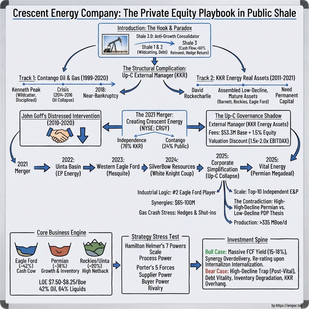 Crescent Energy visual story map