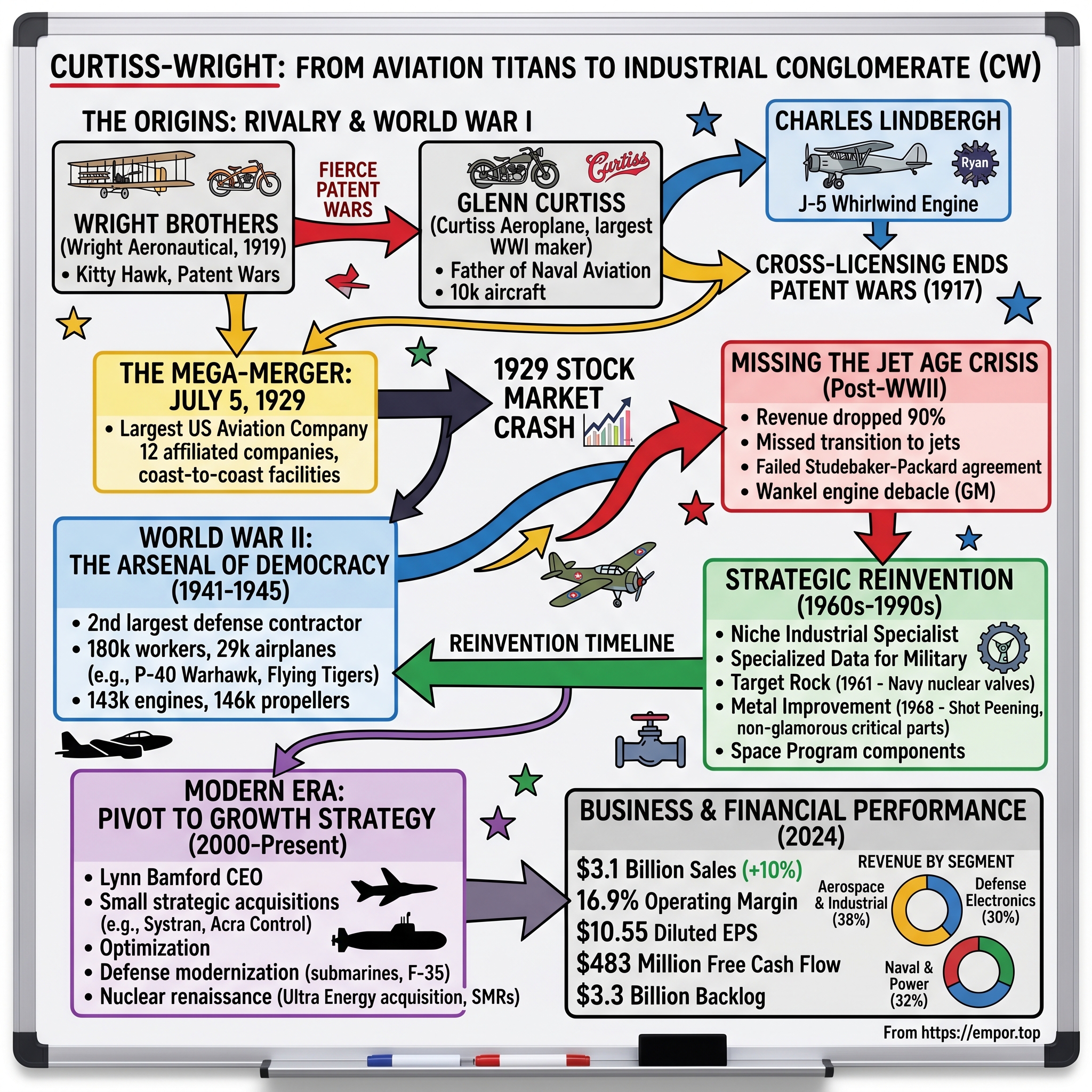 Curtiss-Wright visual story map