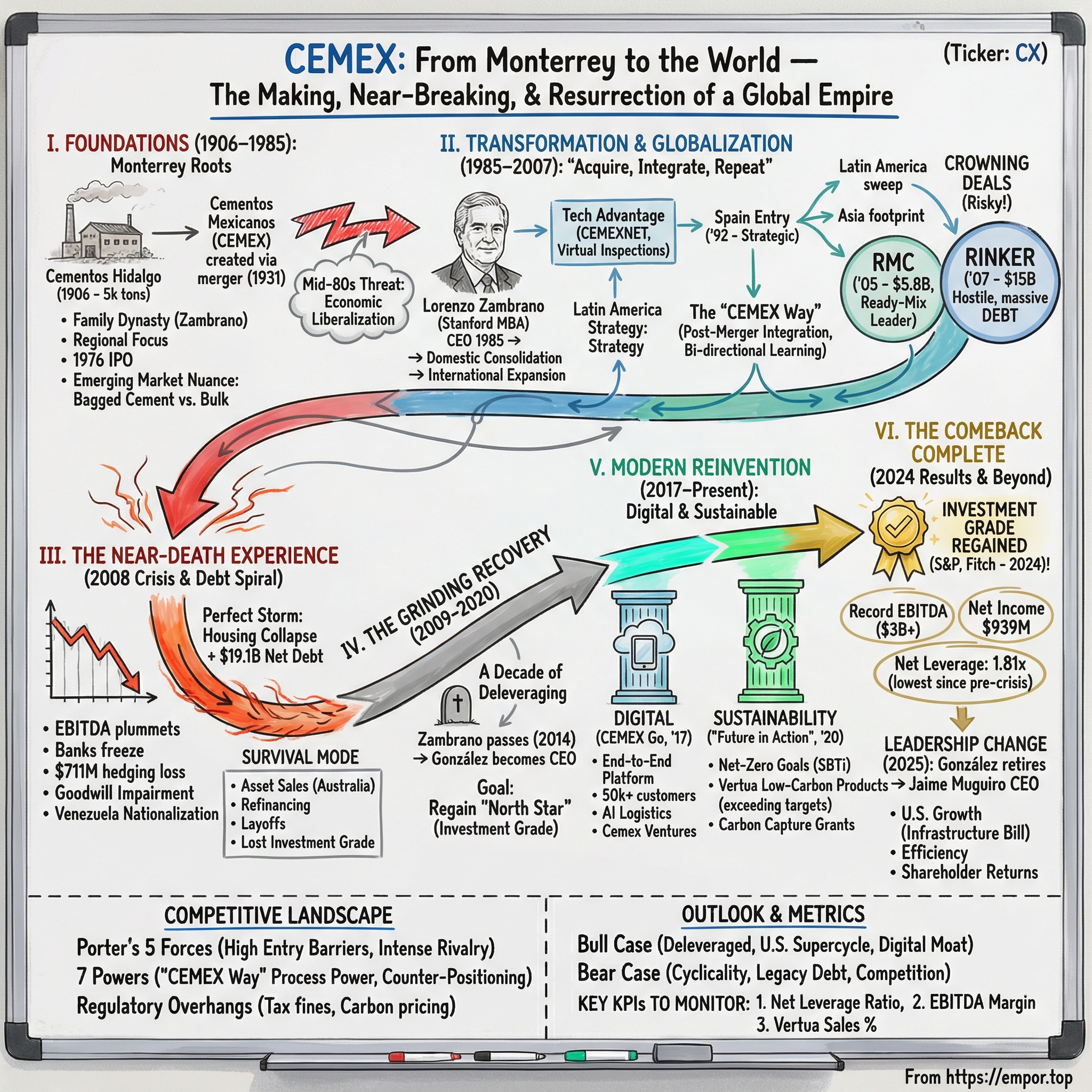 CEMEX visual story map