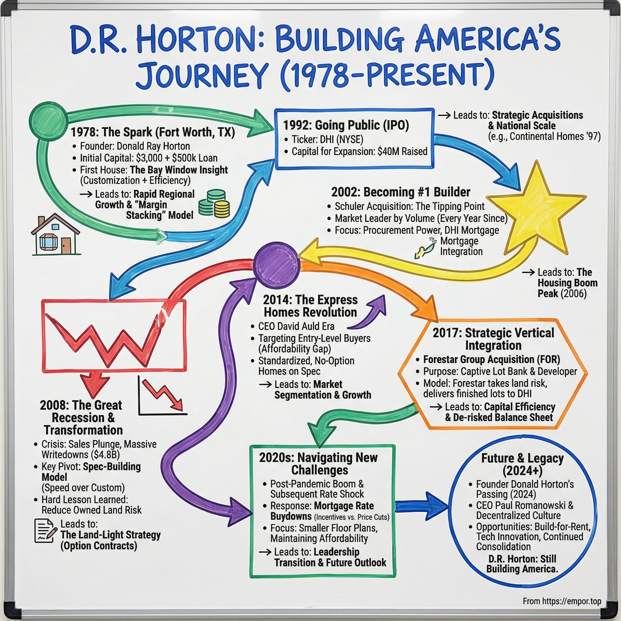 D.R. Horton visual story map