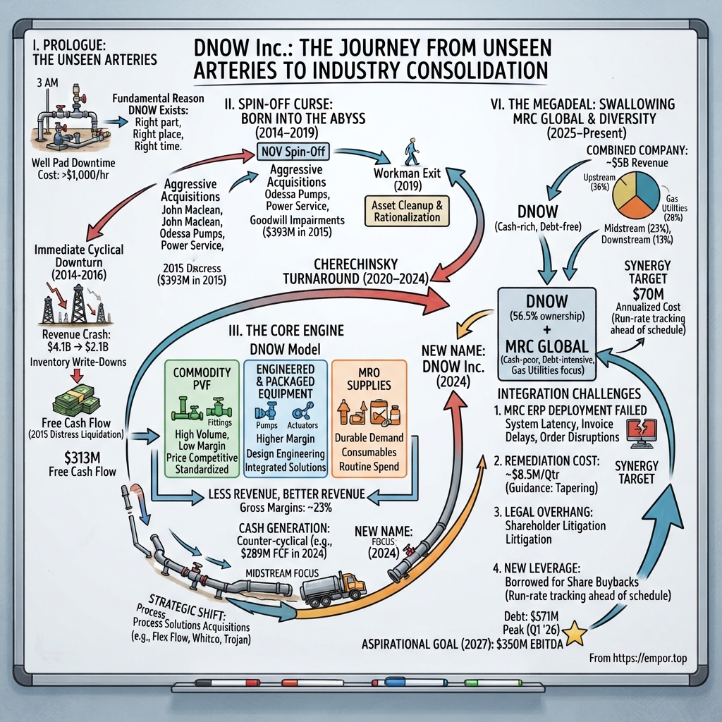 Dnow visual story map