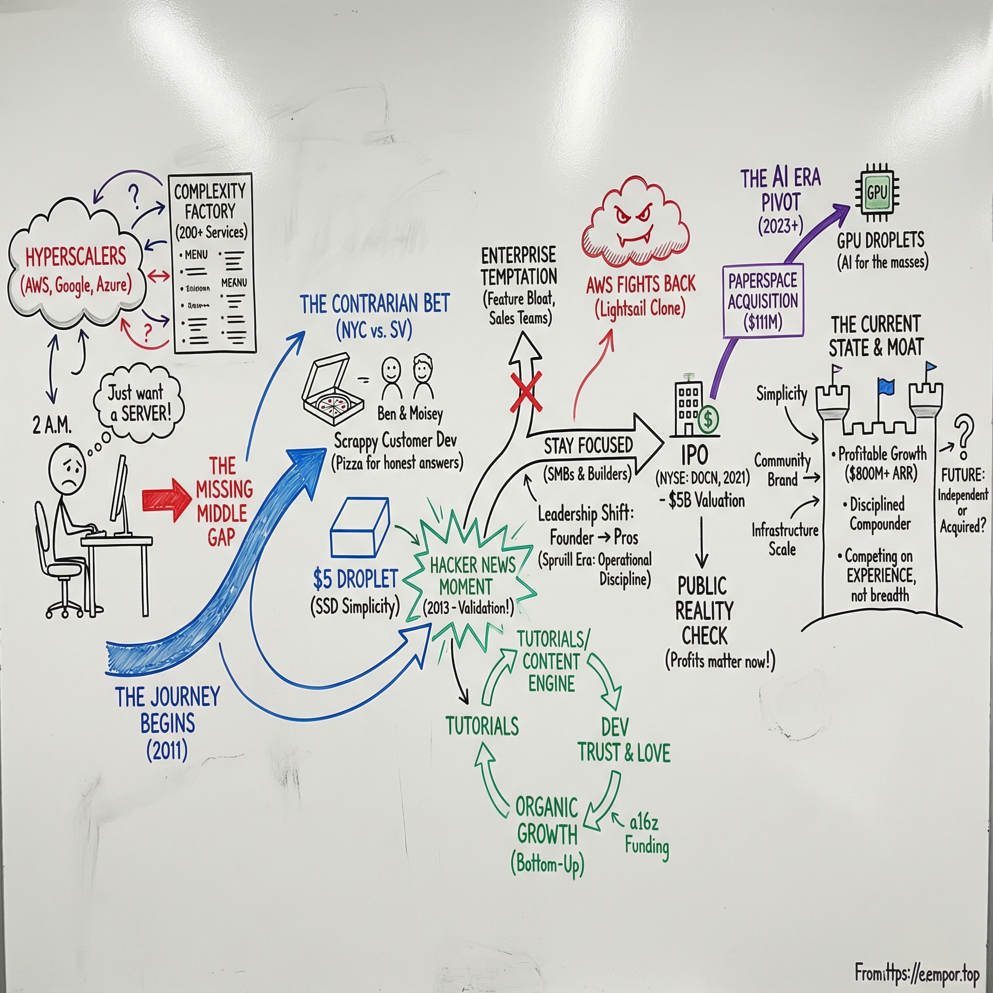 DigitalOcean Holdings visual story map