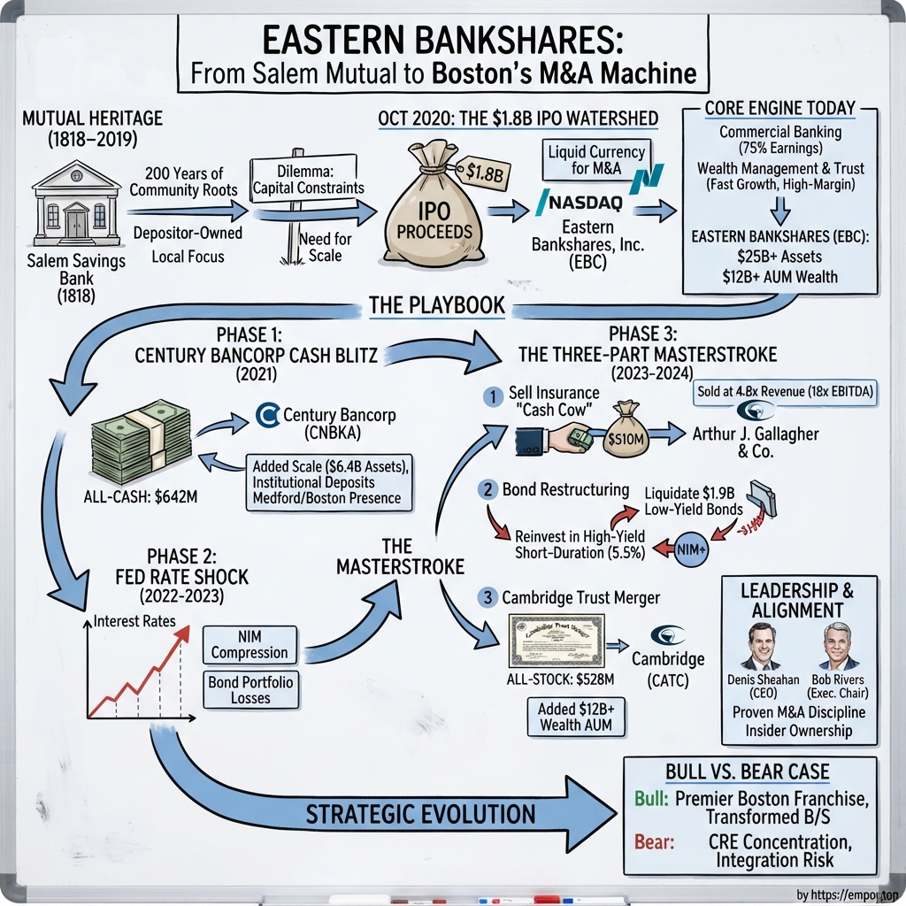 Eastern Bankshares visual story map