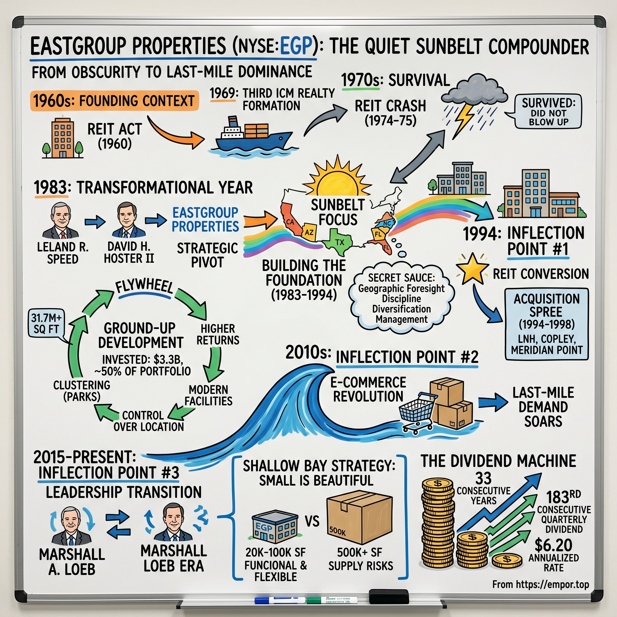 EastGroup Properties visual story map