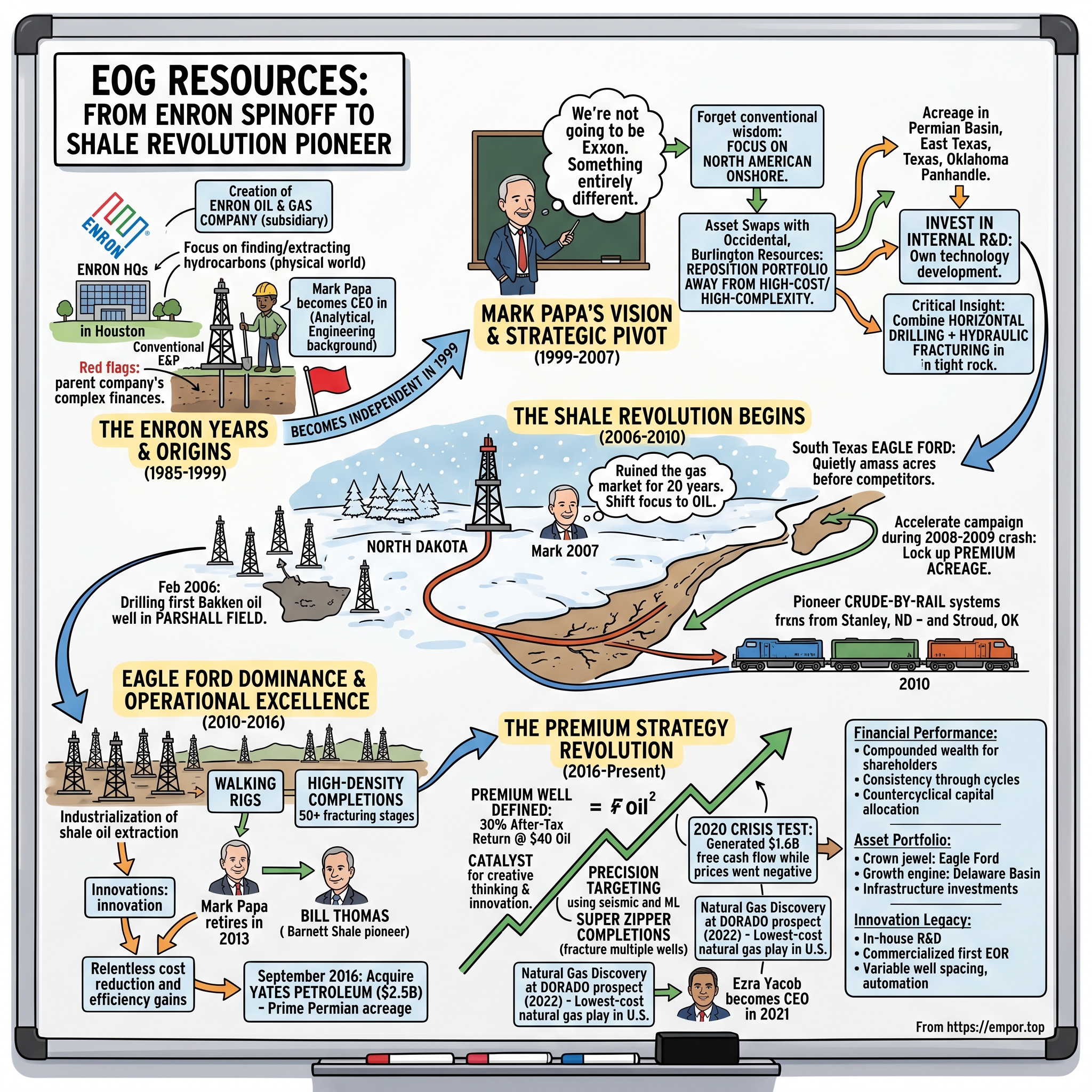 EOG Resources visual story map