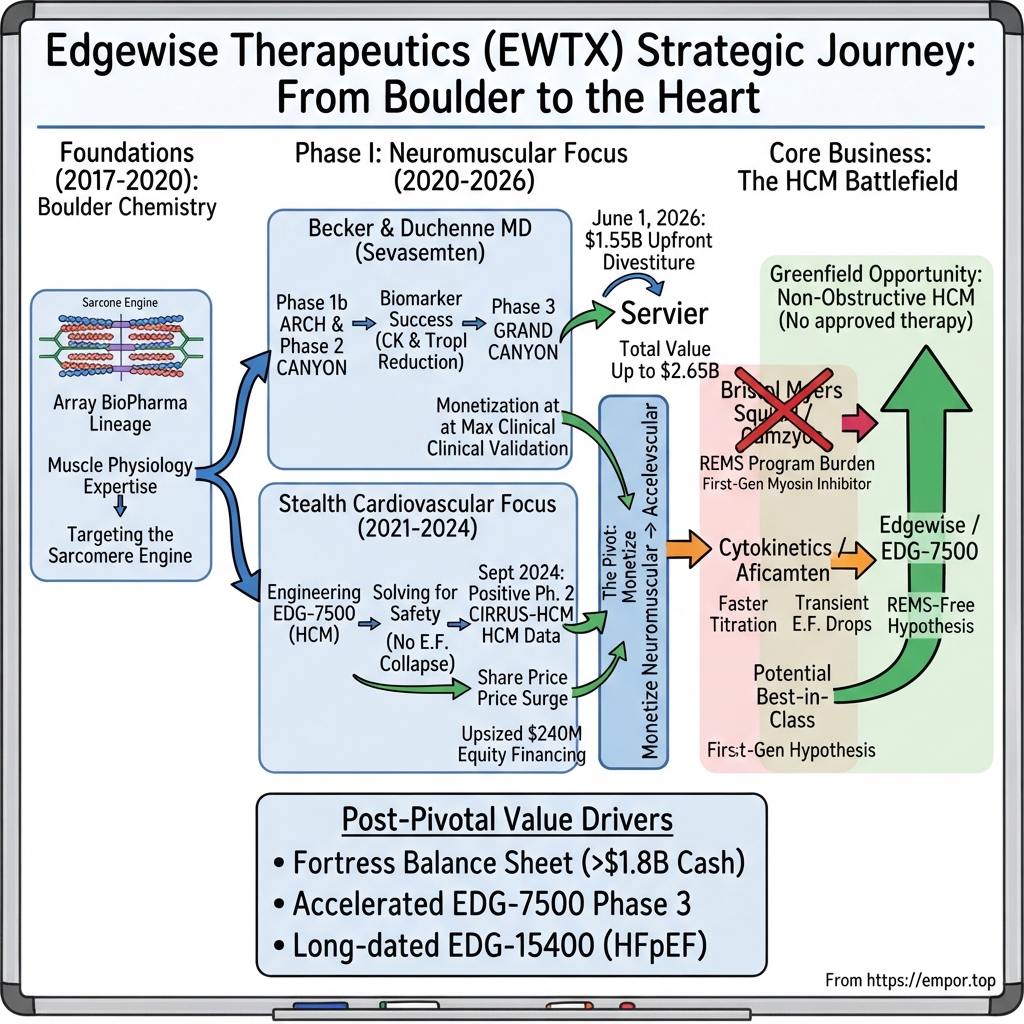 Edgewise Therapeutics visual story map