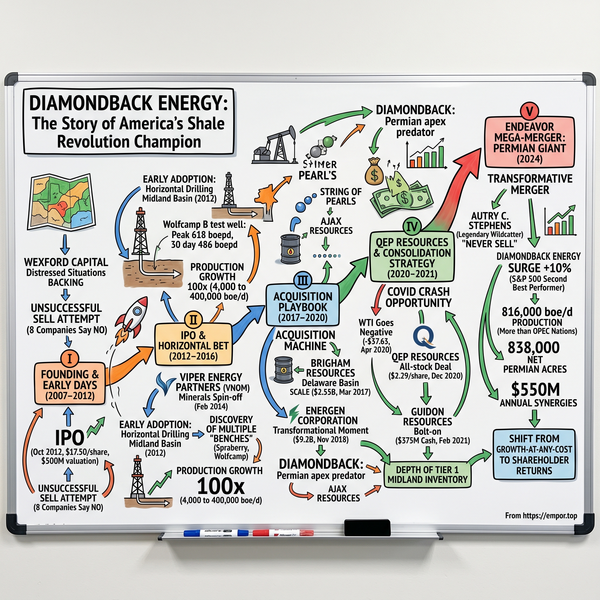 Diamondback Energy visual story map