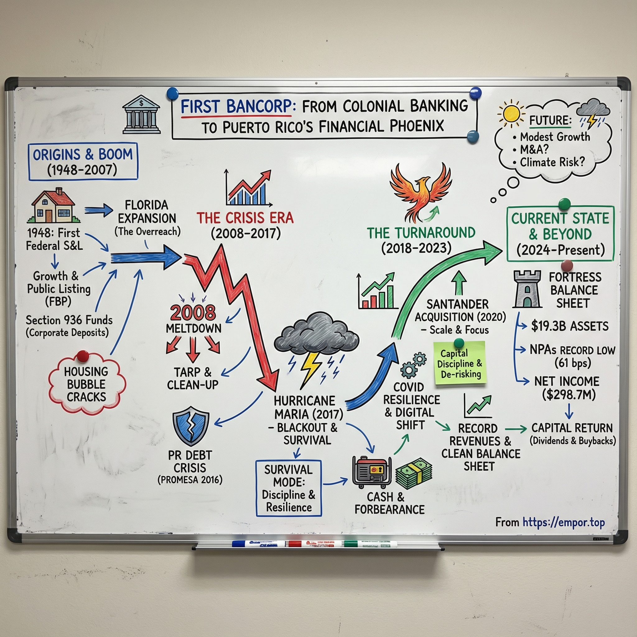 First BanCorp visual story map