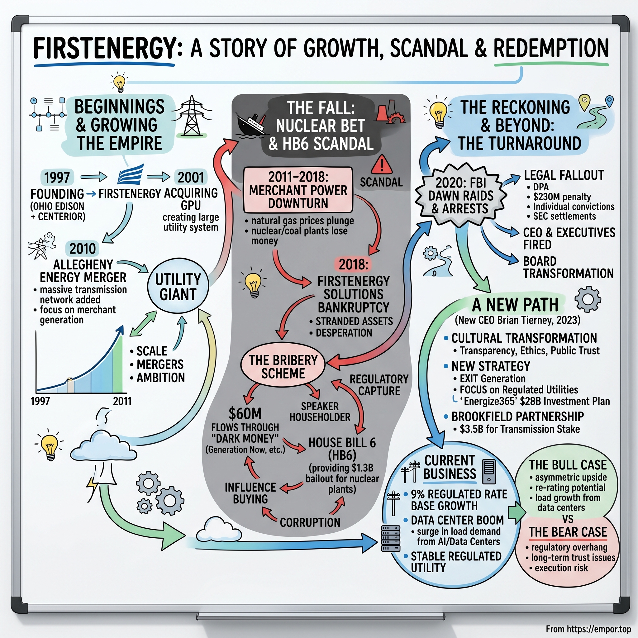 FirstEnergy visual story map