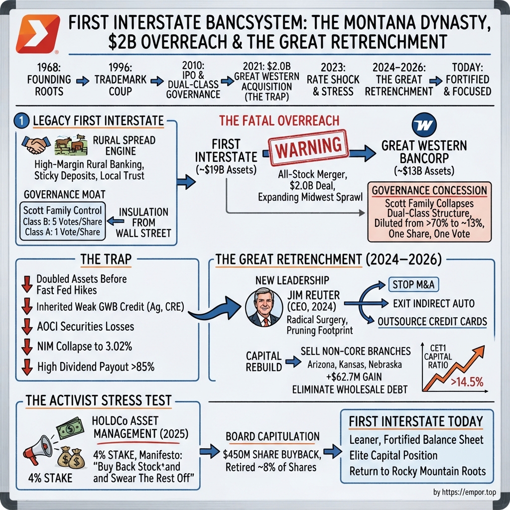 First Interstate BancSystem visual story map