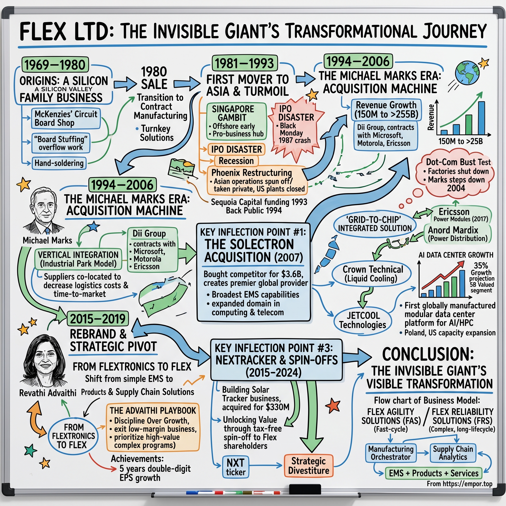 Flex visual story map