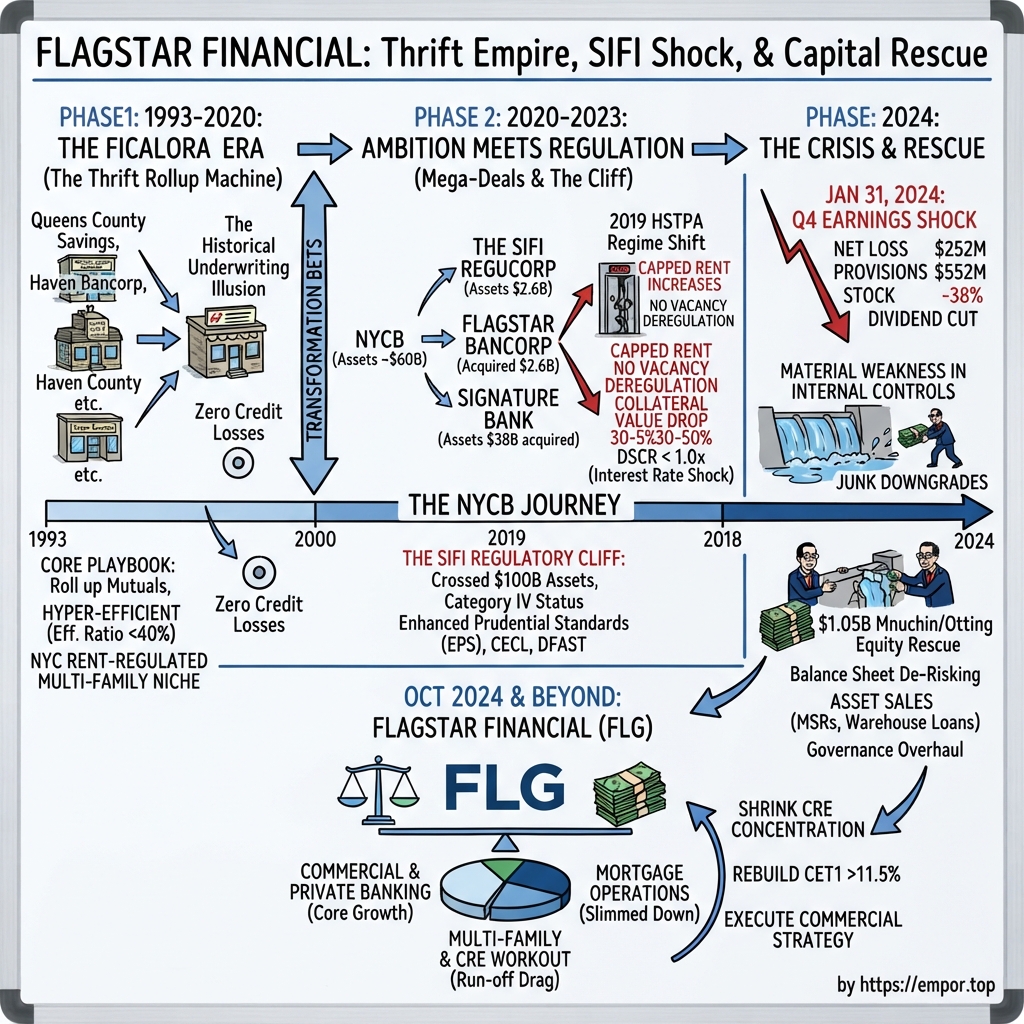 Flagstar Financial visual story map