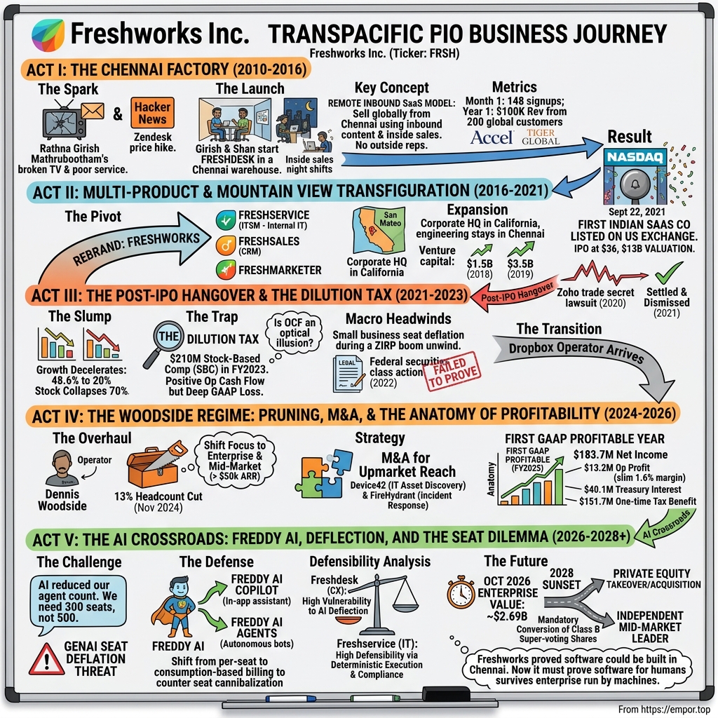 Freshworks visual story map