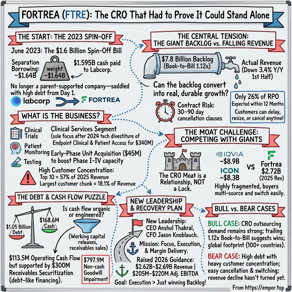 Fortrea Holdings visual story map