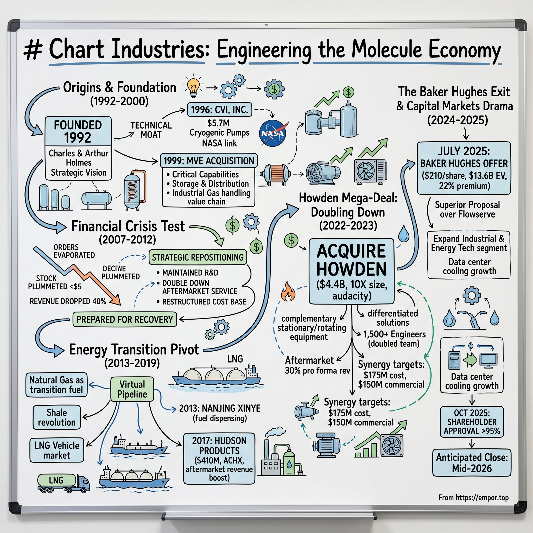 Chart Industries visual story map