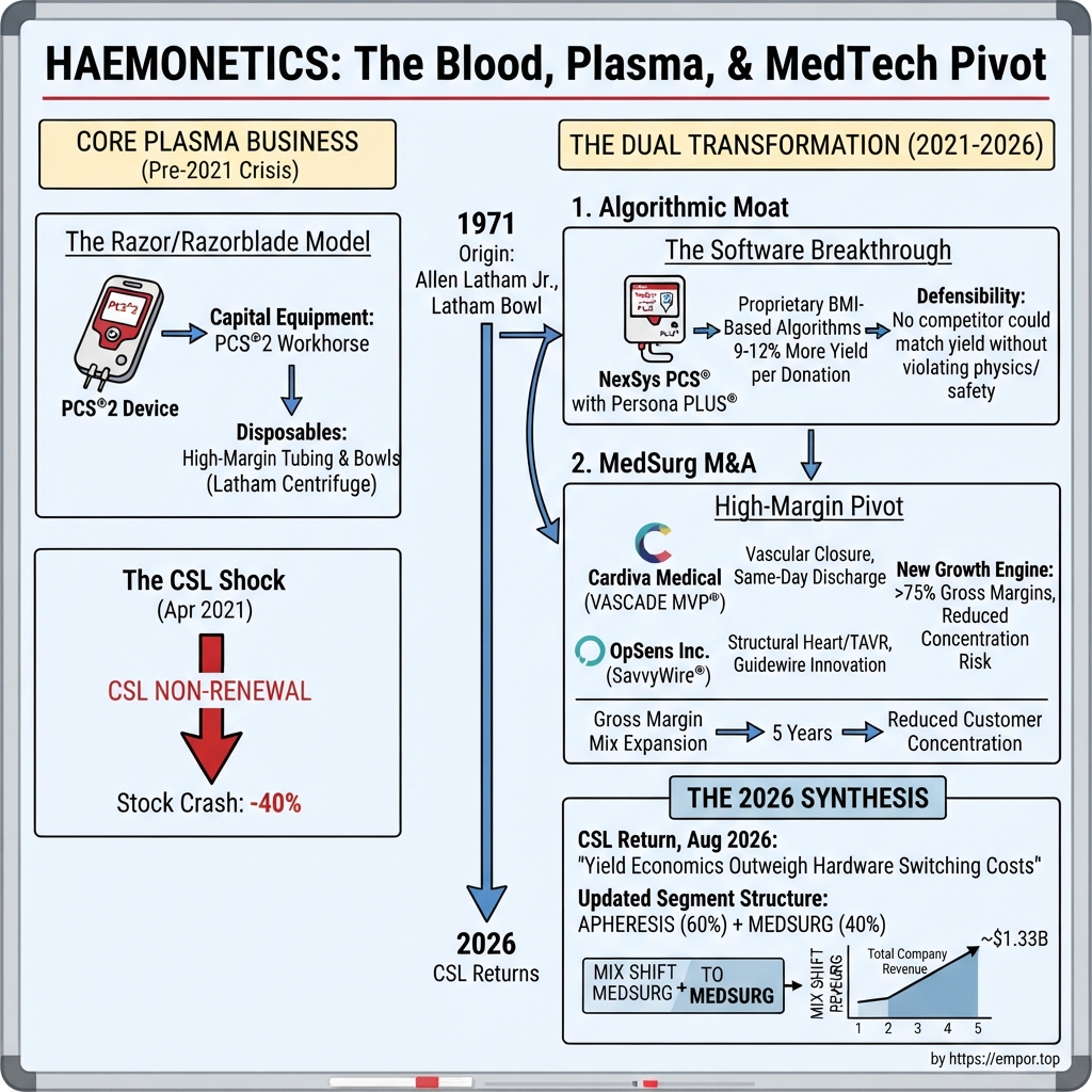 Haemonetics visual story map