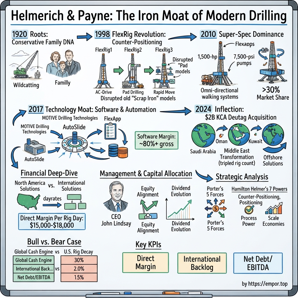 Helmerich & Payne visual story map