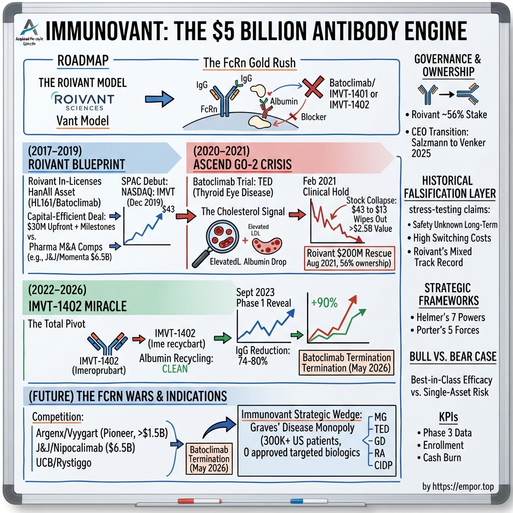 Immunovant visual story map