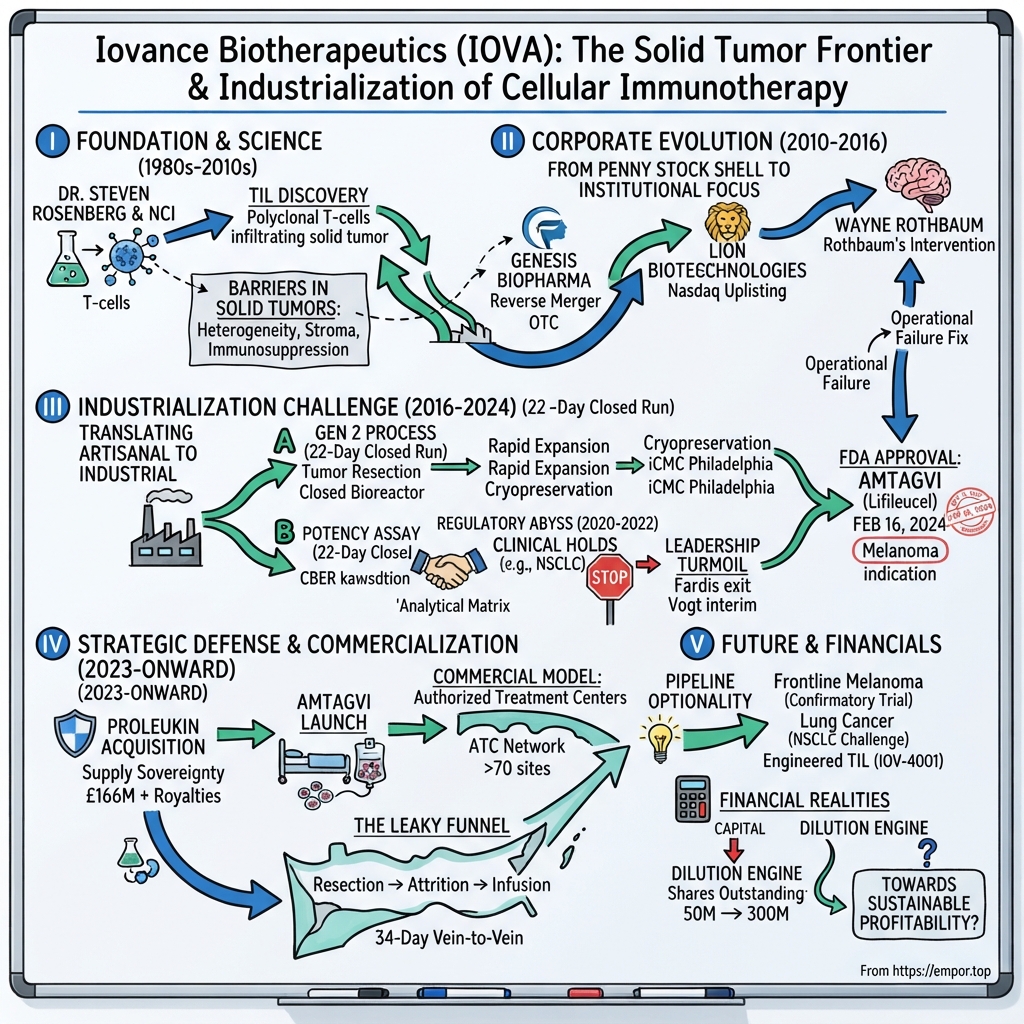Iovance Biotherapeutics visual story map