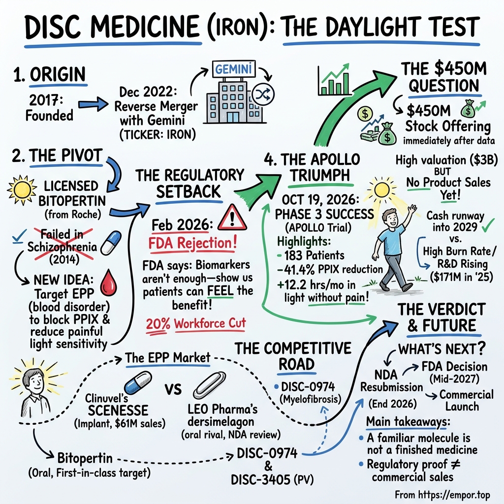 Disc Medicine visual story map