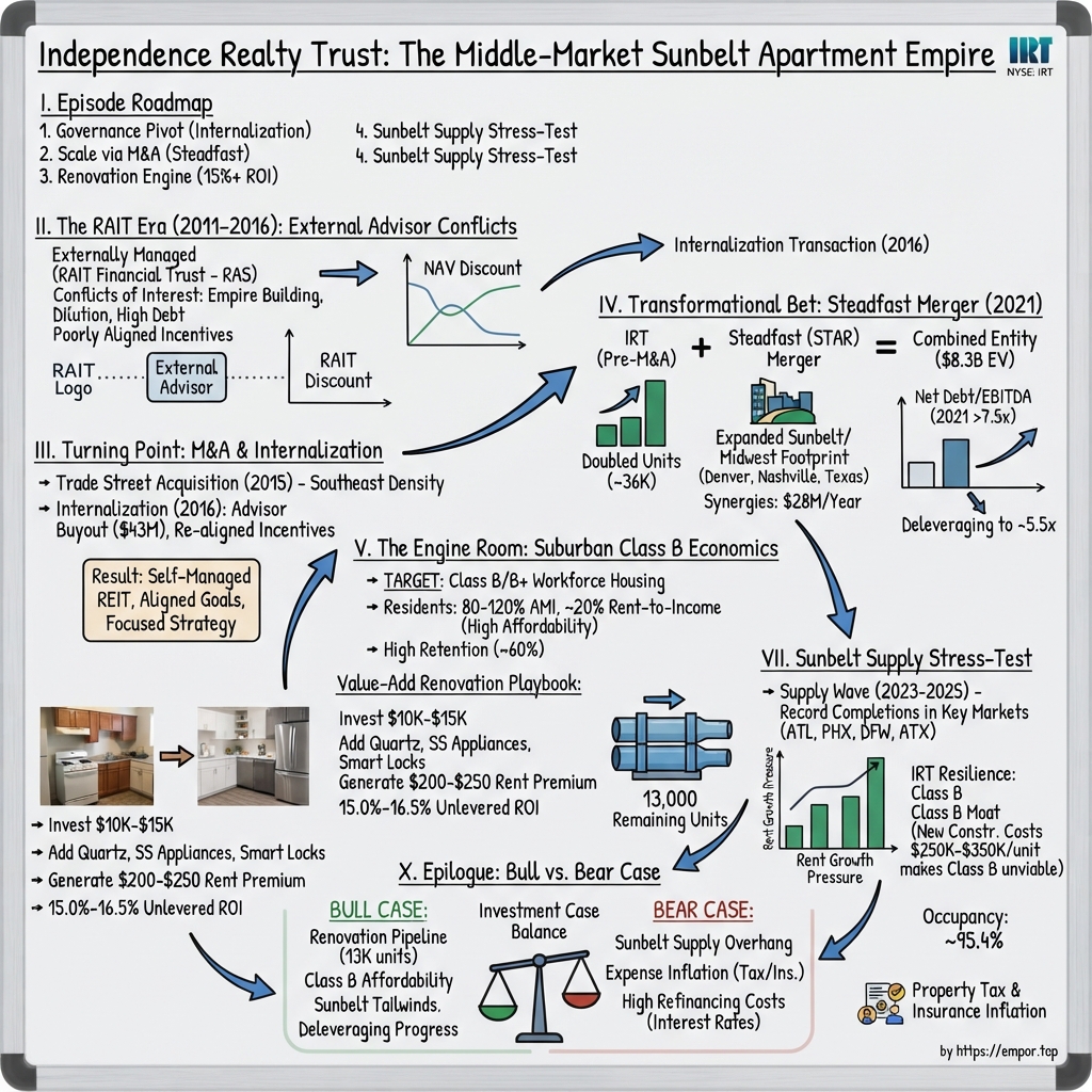 Independence Realty Trust visual story map