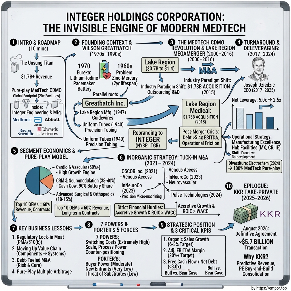 Integer Holdings visual story map