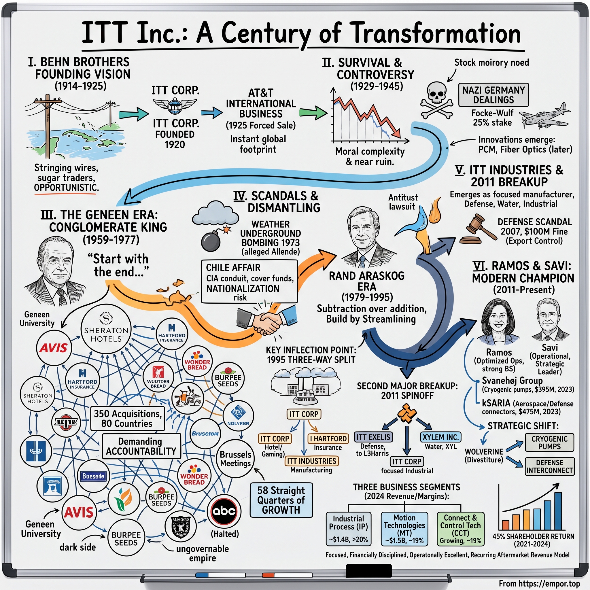 ITT Inc. visual story map