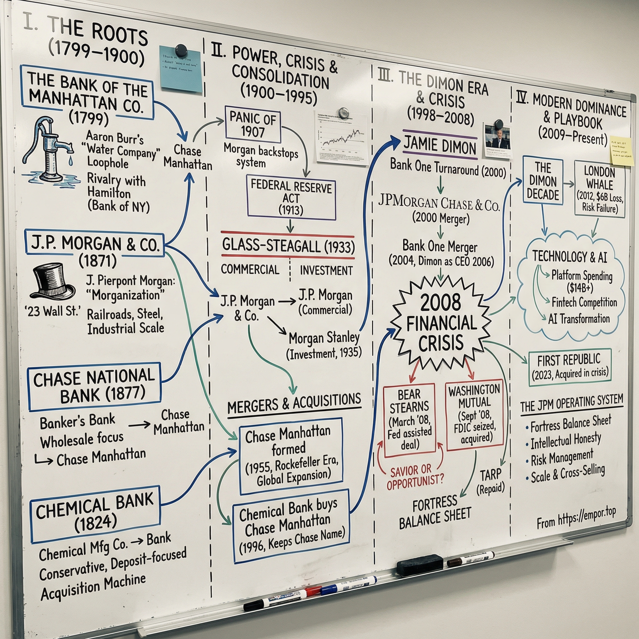 JPMorgan Chase visual story map