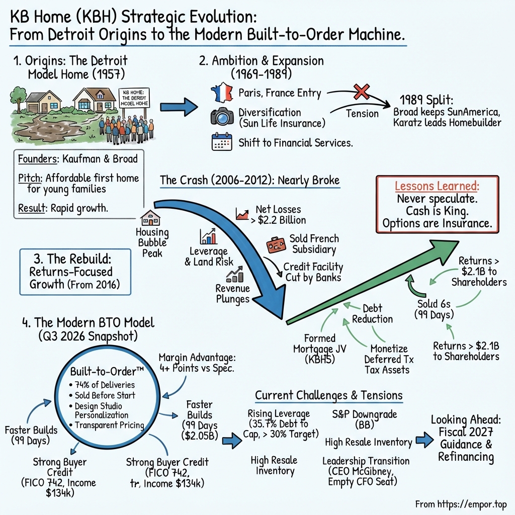 KB Home visual story map