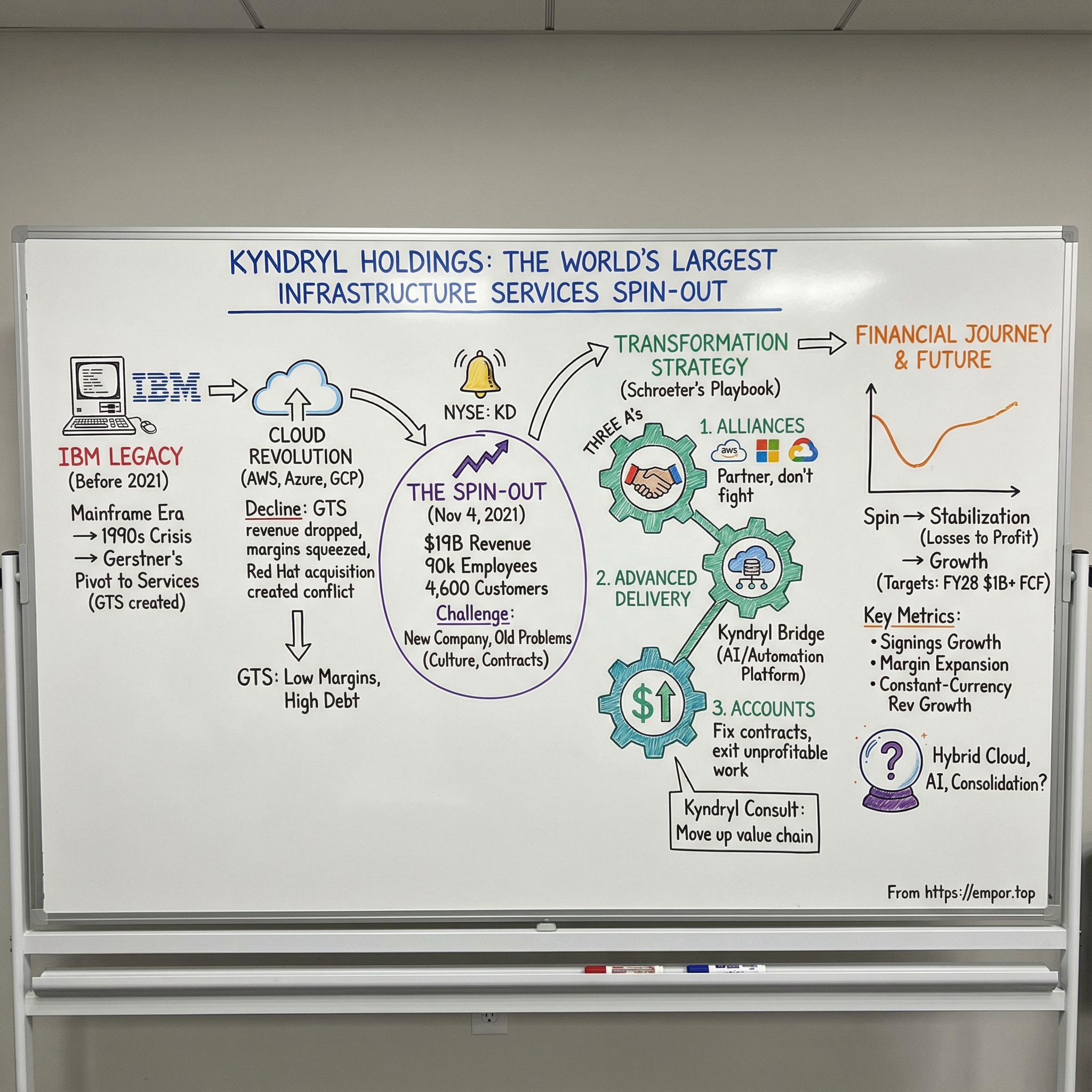 Kyndryl visual story map