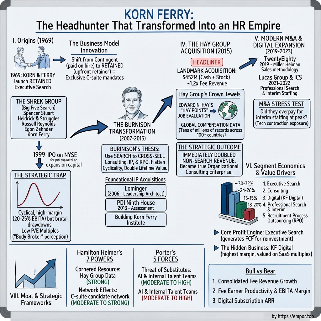 Korn Ferry visual story map
