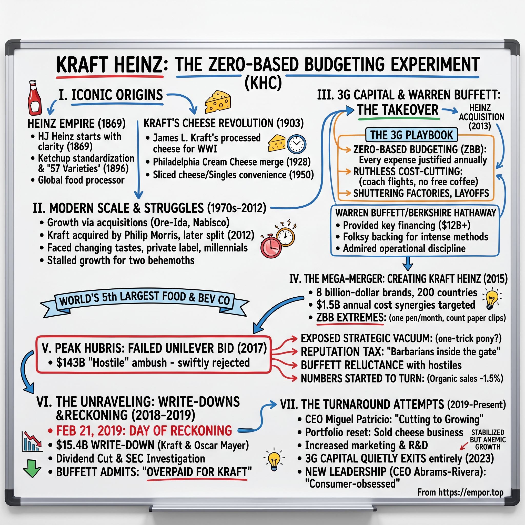 Kraft Heinz visual story map