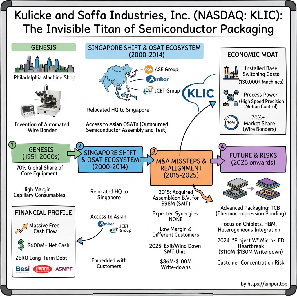 Kulicke and Soffa Industries visual story map