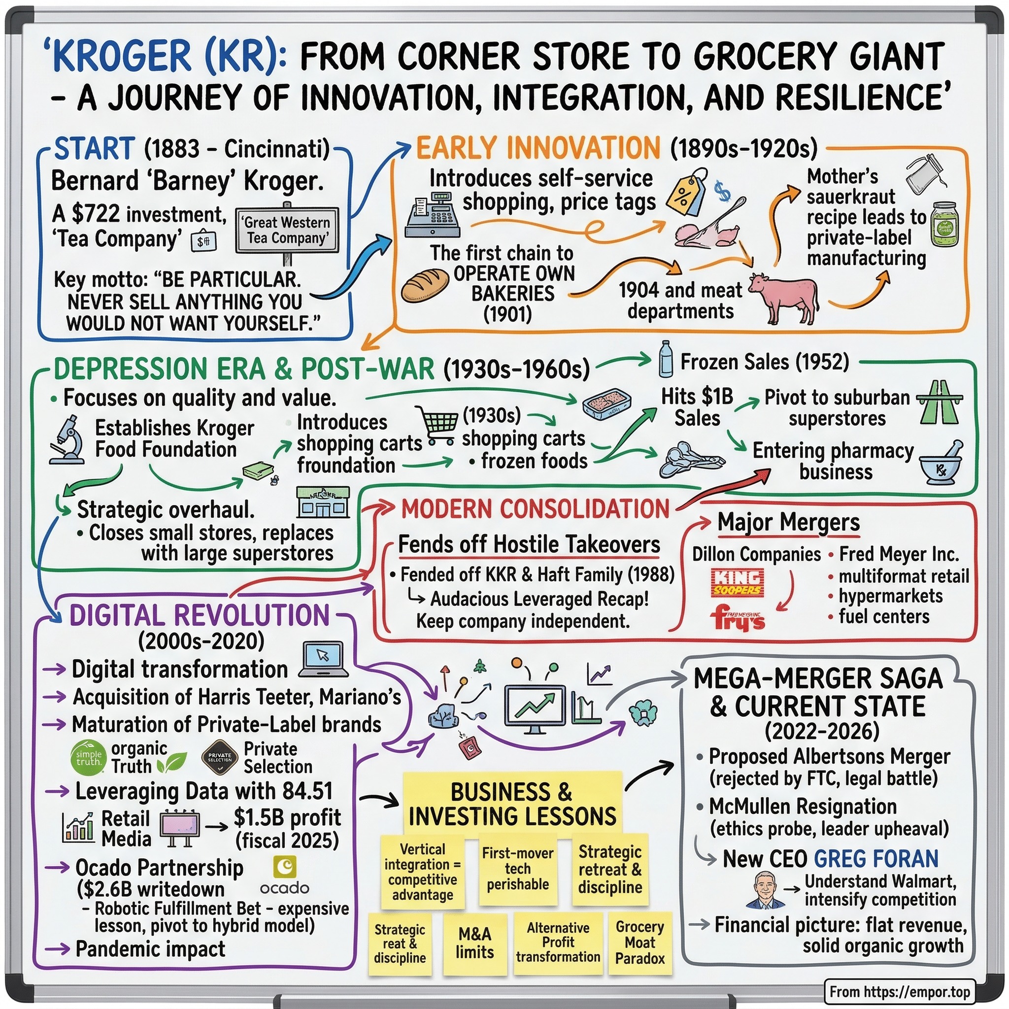 Kroger visual story map