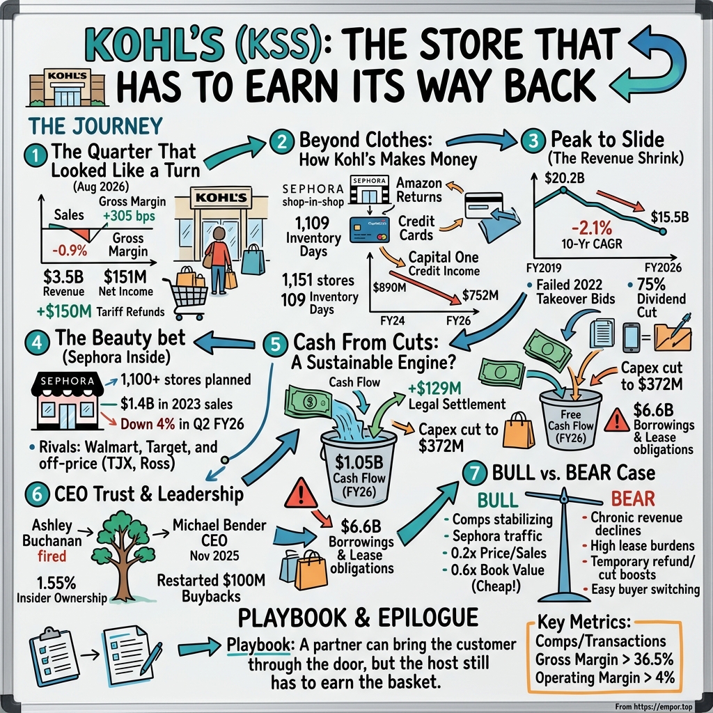 Kohl's visual story map