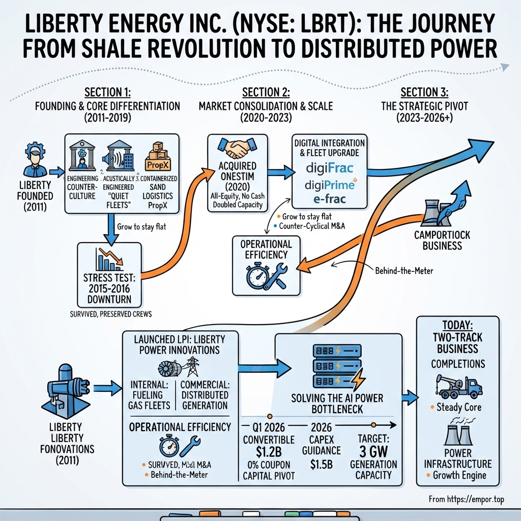 Liberty Energy visual story map