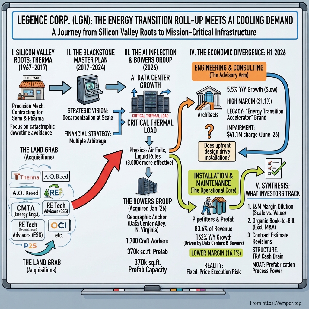 Legence Corp visual story map