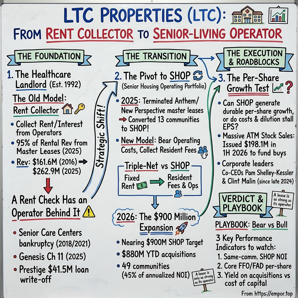 LTC Properties visual story map