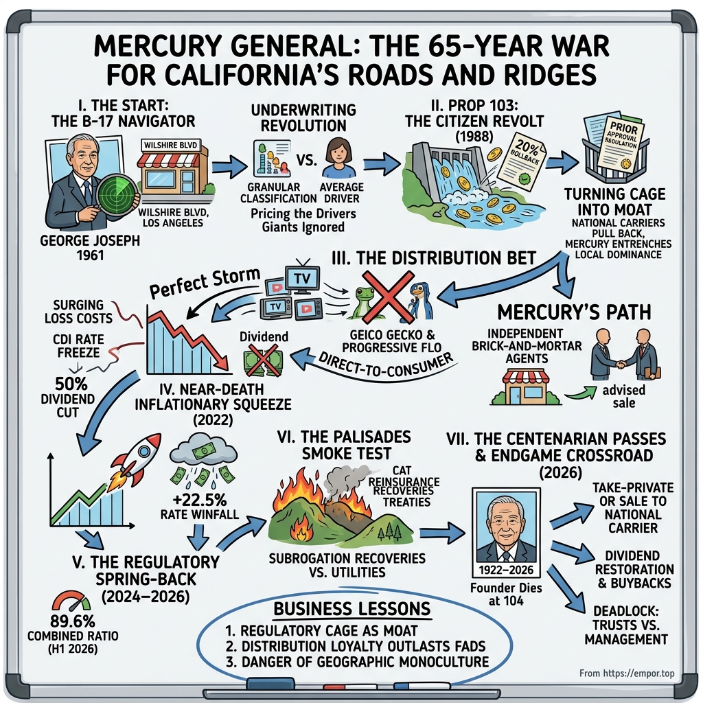 Mercury General visual story map
