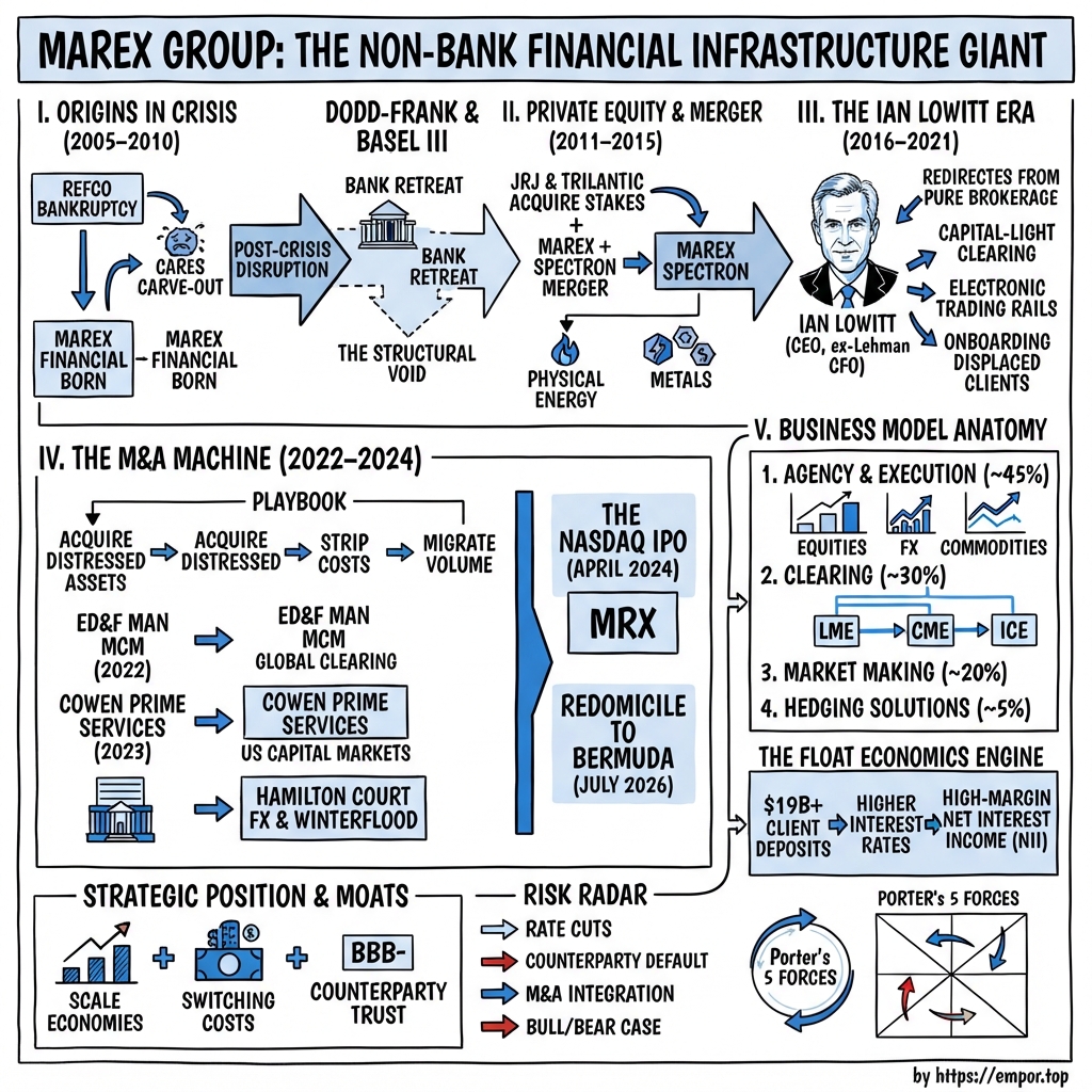 Marex Group visual story map