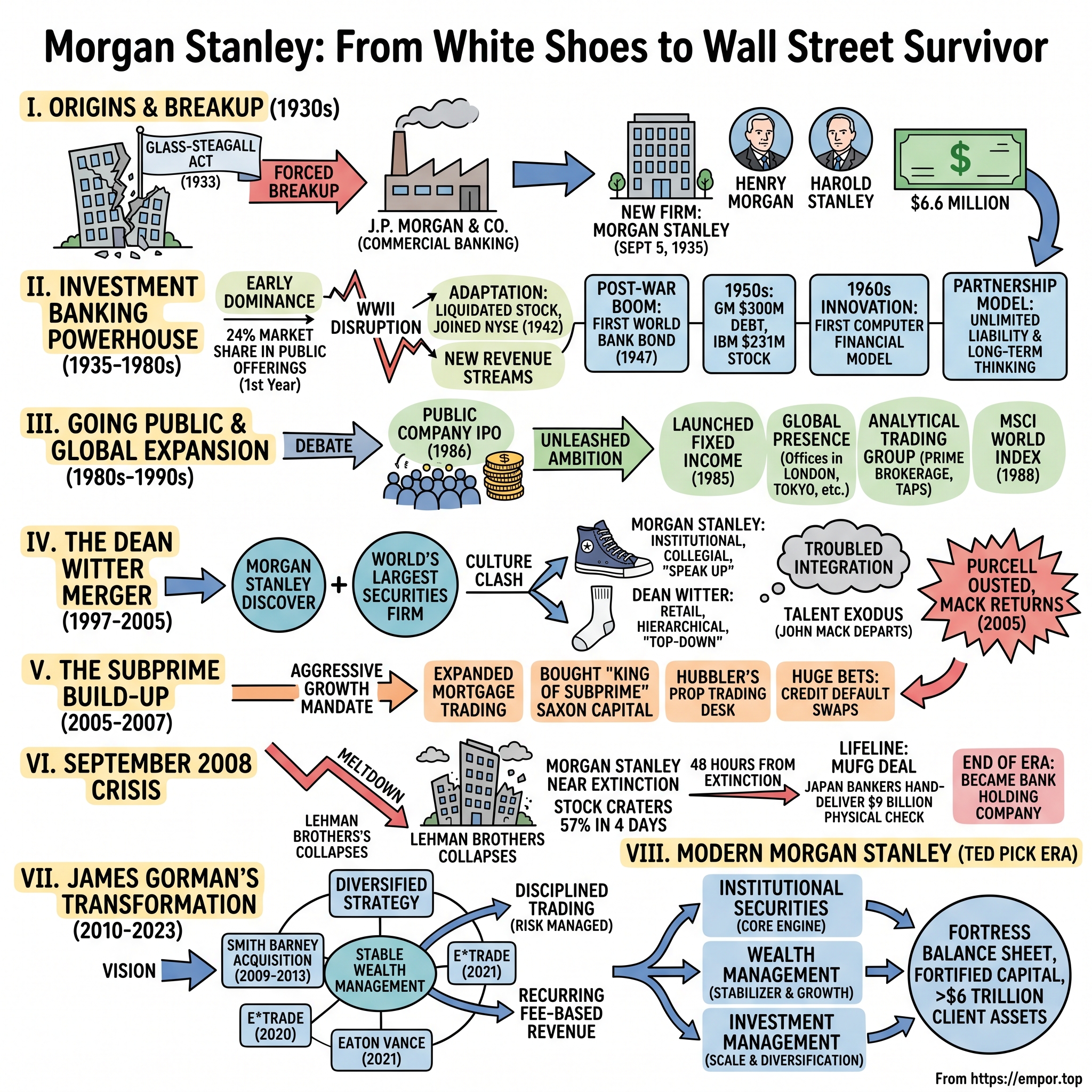 Morgan Stanley visual story map