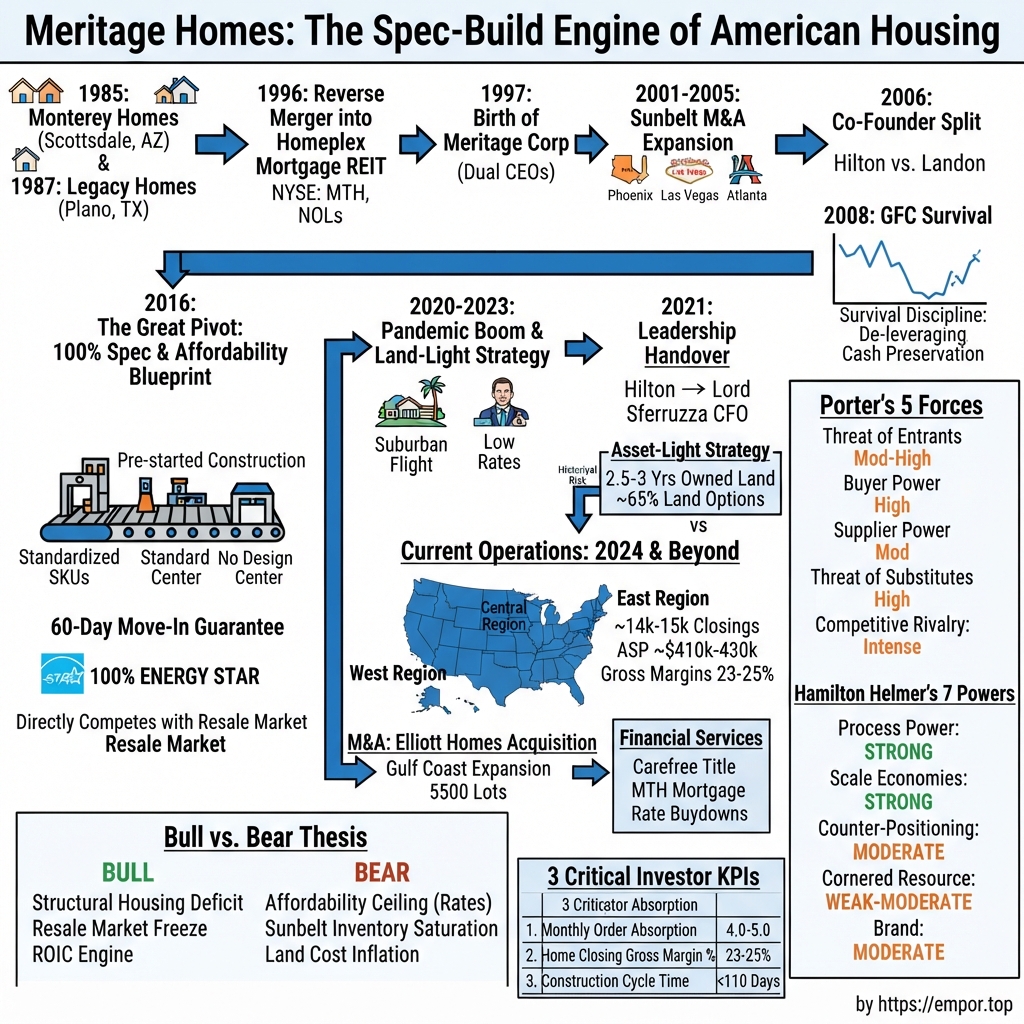 Meritage Homes visual story map