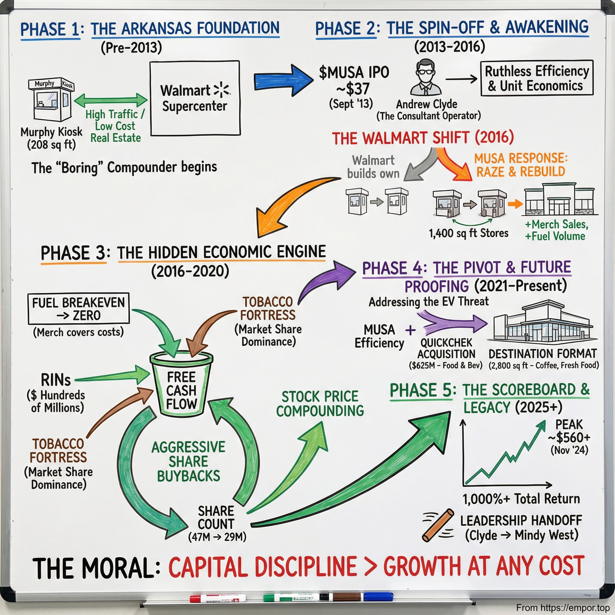 Murphy USA visual story map