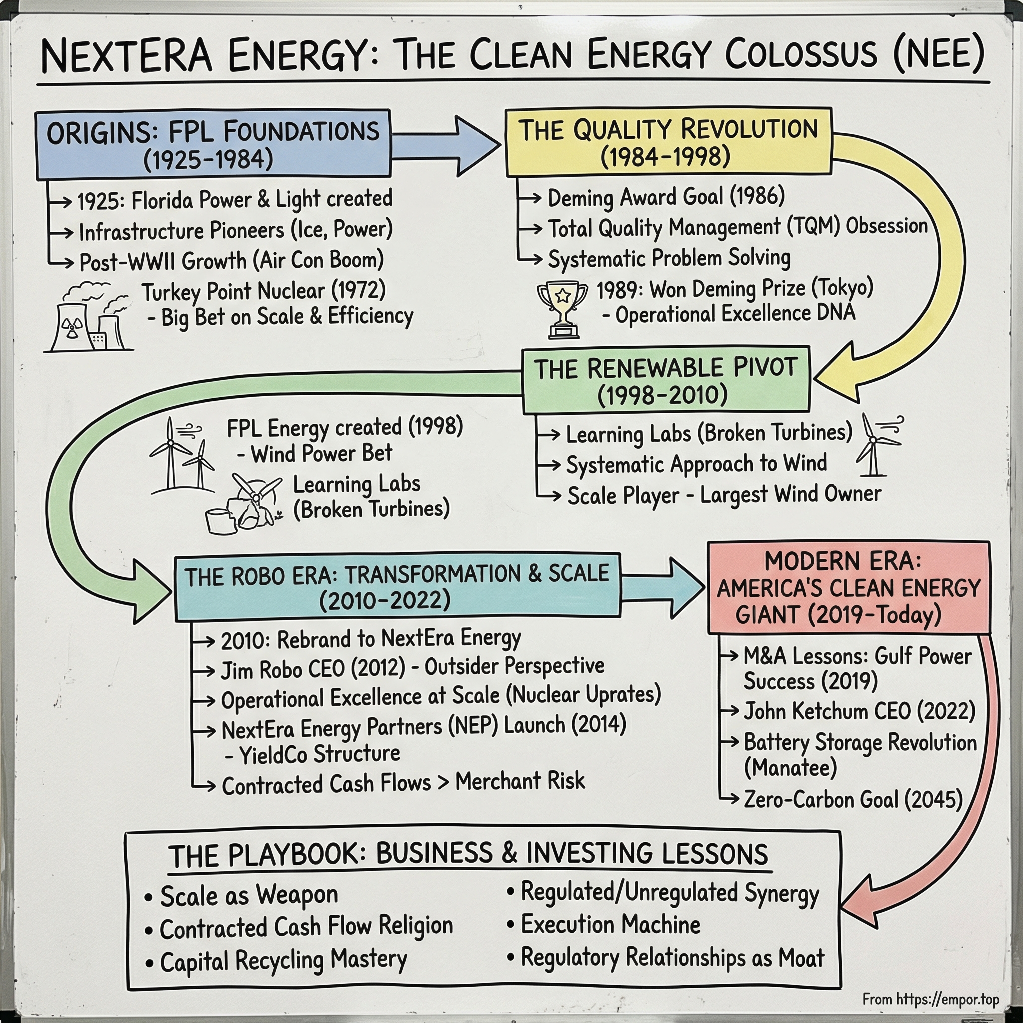 NextEra Energy visual story map